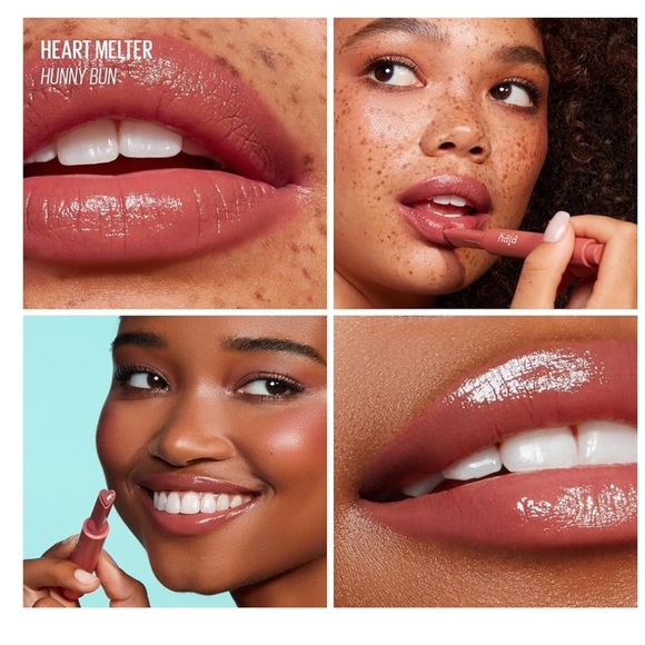 Kaja Lip Gloss - Heart Melter High Shine Glossy Finish | 05 Hunny Bun, 0.04 Oz - Picture 2 of 4